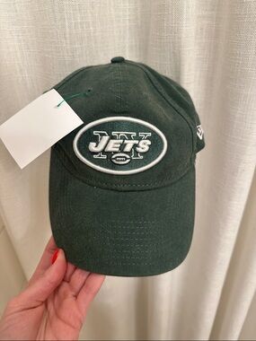 New Era Green New York Jets Logo Baseball Cap